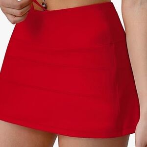 New XS 4 Husnainna High Waisted Pleated Tennis Skirt with Pocket Built-in Shorts